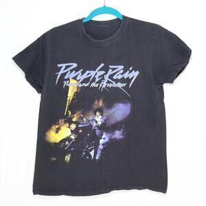 Prince Purple Rain Graphic T-Shirt Vintage Style Band Tee Small?